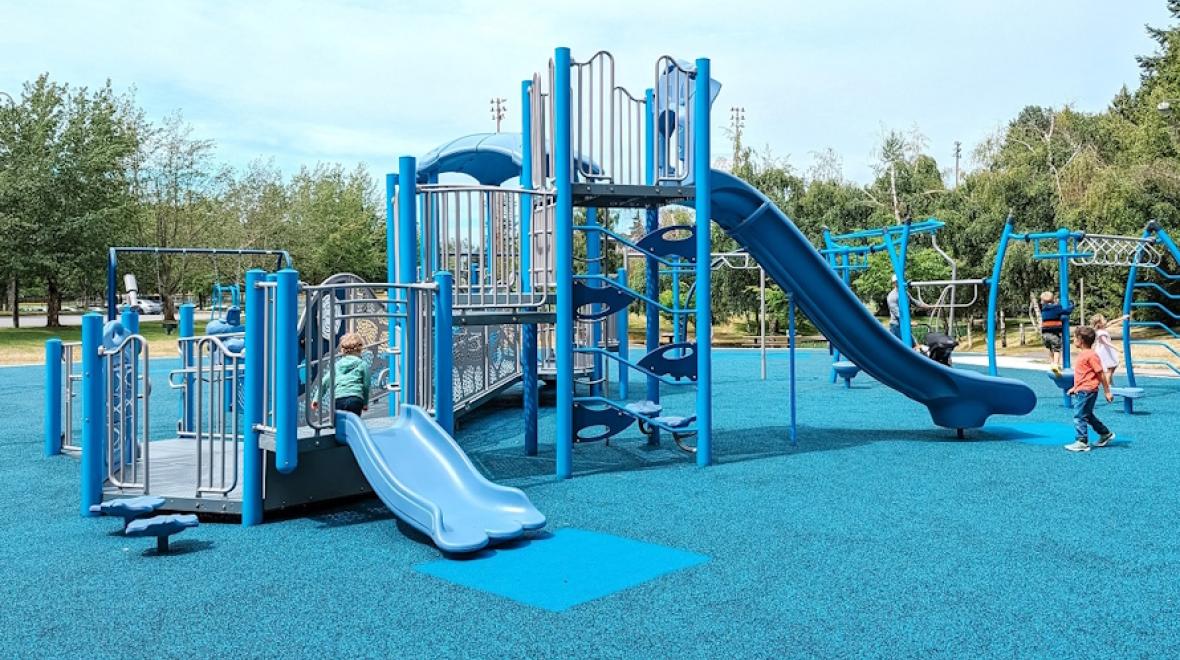 New Meadowdale Playfields Playground: Inclusive and Fun for All